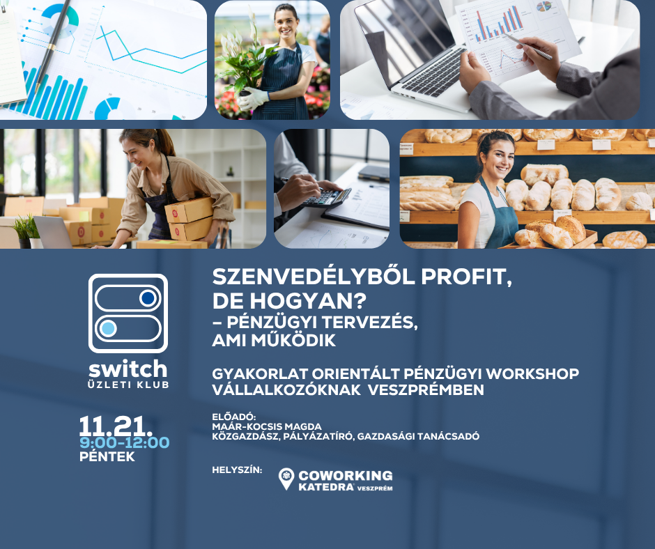 Pénzügyi tervezés workshop - SWITCH Akadémia