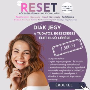 RESET Női Egészség & Mozgásnap - Diák napi jegy